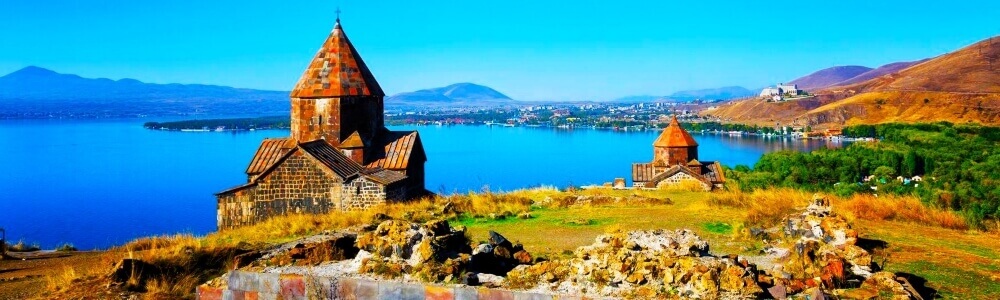 Tours to Kazakhstan-Armenia by car|Jeep tour to Yerevan from Kazakhstan - Lake Sevan and Sevanavank Monastery|Tours to Armenia from Kazakhstan